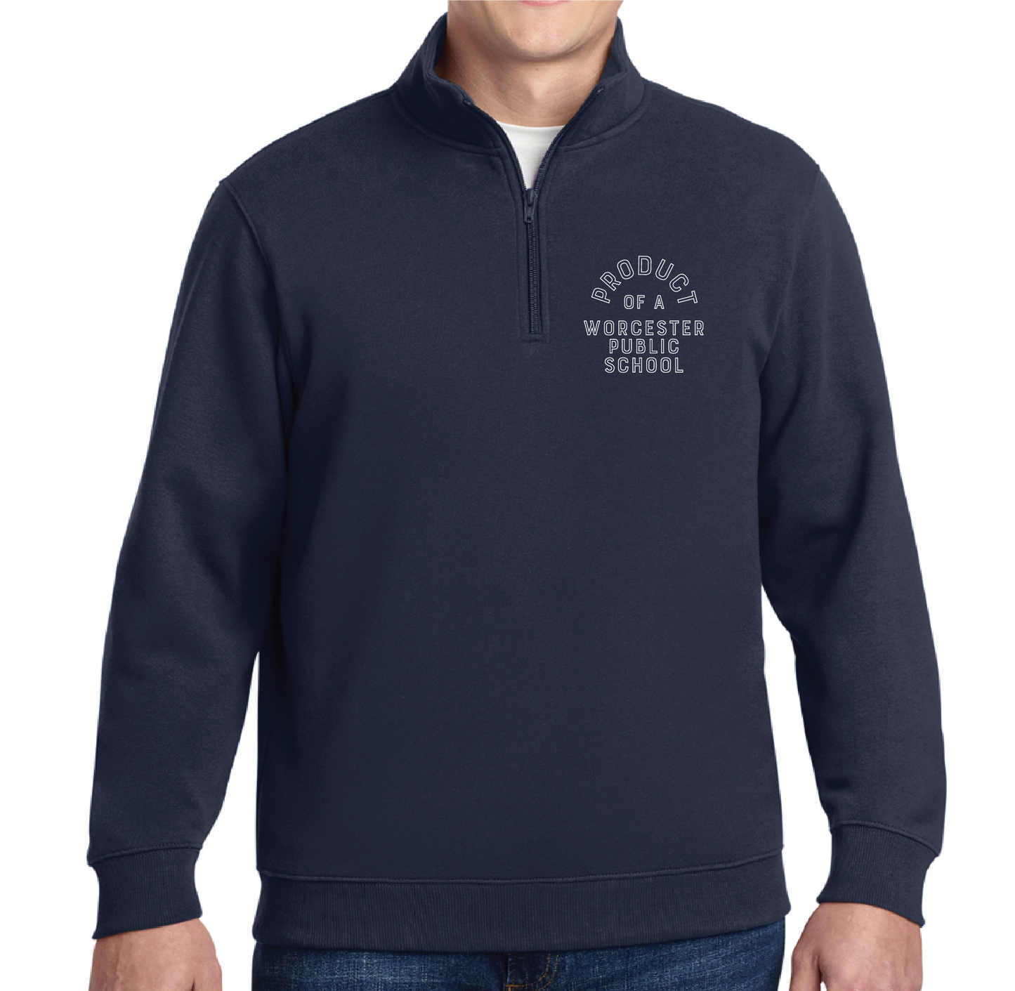Official Worcester Public Schools Sport-Tek 1/4 Zip