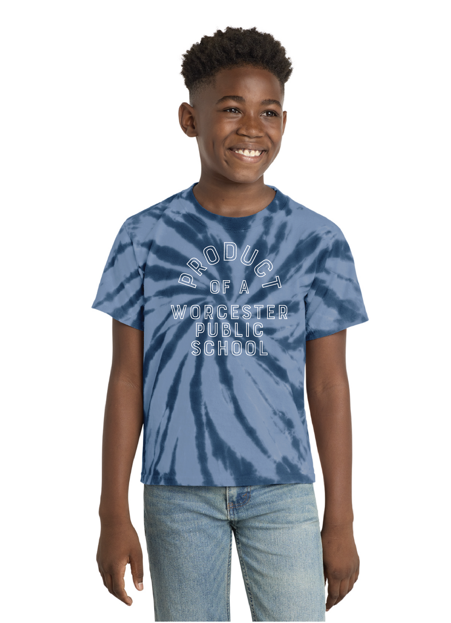 Official Worcester Public Schools YOUTH TIE DYE