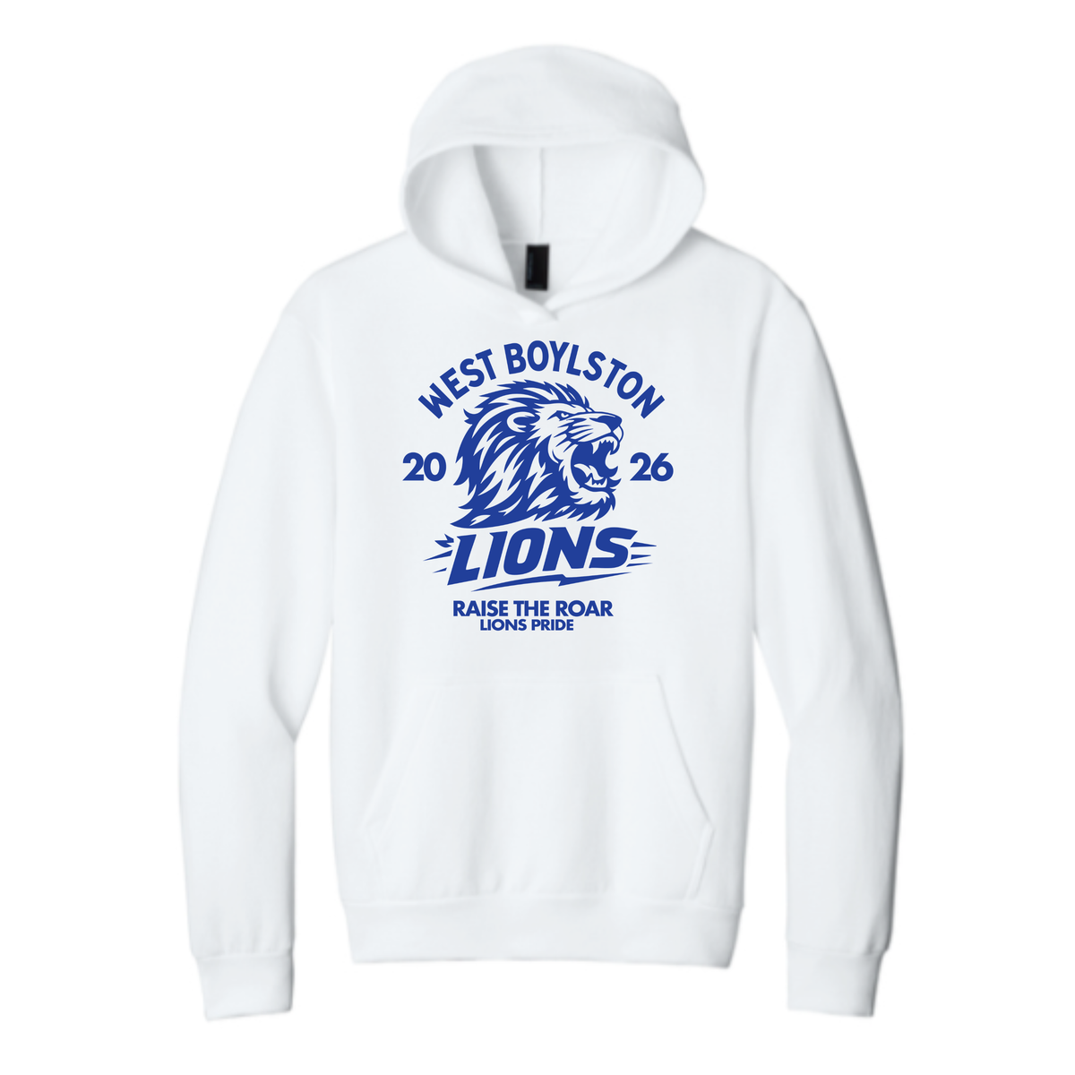 Official West Boylston Cheer Store Gildan Hoodie LION