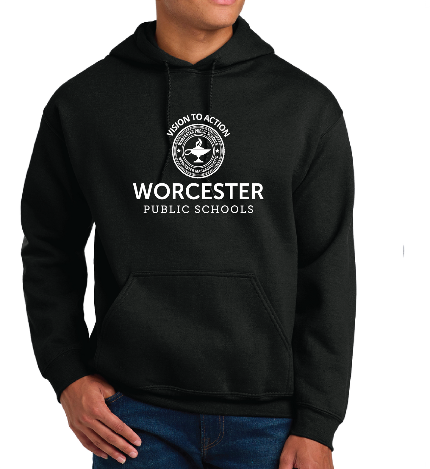 Official Worcester Public Schools Gildan Sweatshirt