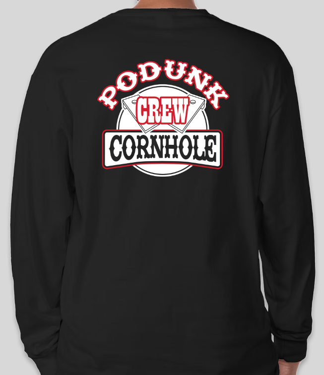 Adult Long Sleeve | Podunk- Black