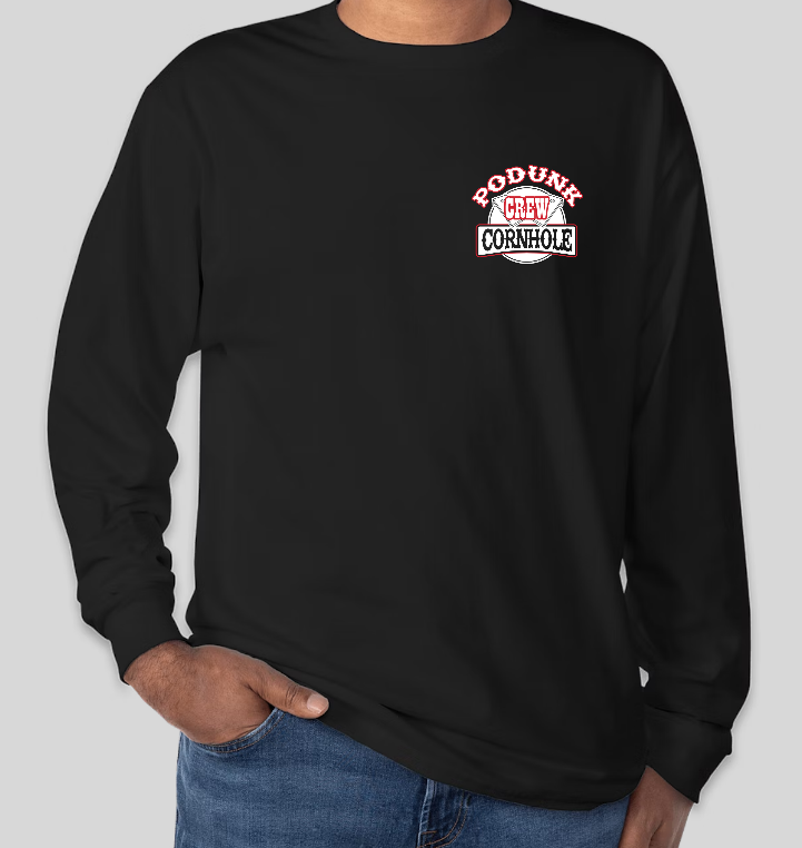 Adult Long Sleeve | Podunk- Black