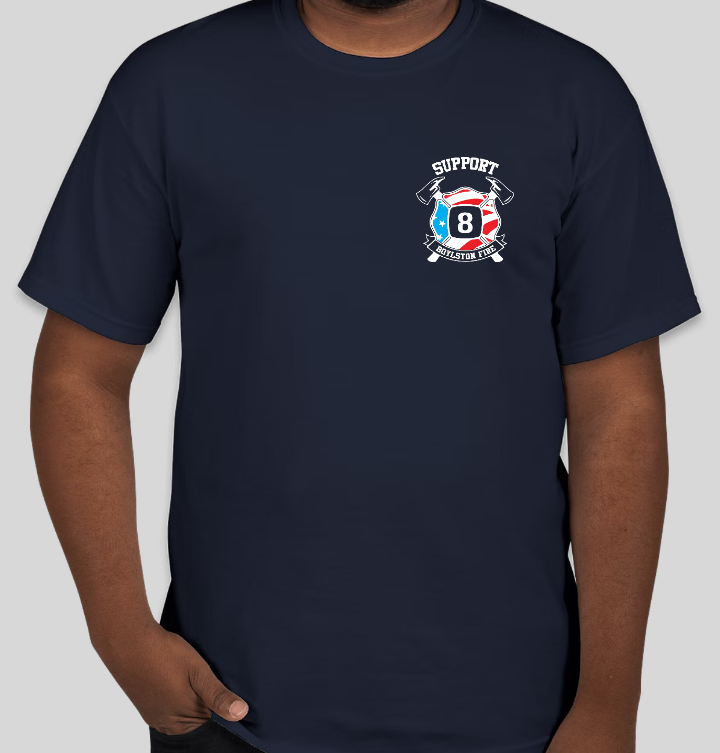 Adult Short Sleeve | Navy Blue Boylston Fire Department