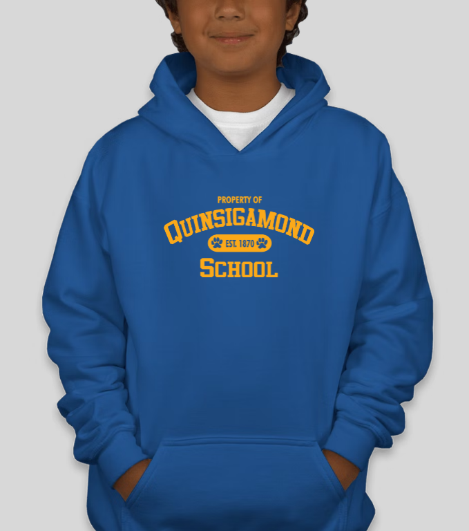 Quinsigamond YOUTH Hoodie | Royal Blue