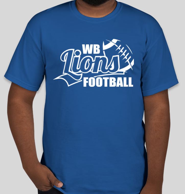 West Boylston Football Adult Short Sleeve | Royal Blue