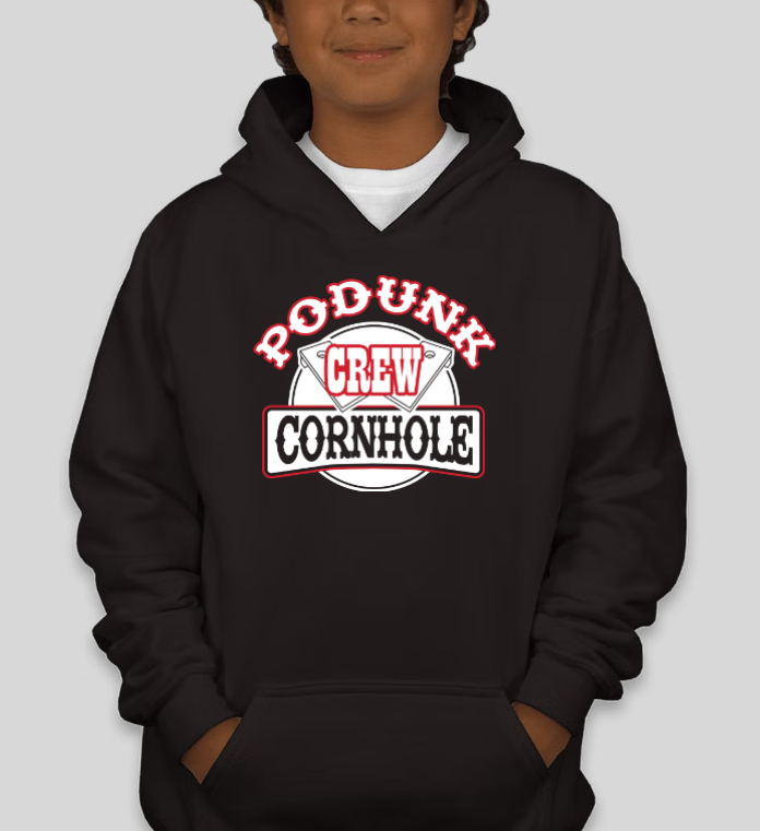Youth Hoodie | Podunk- Black