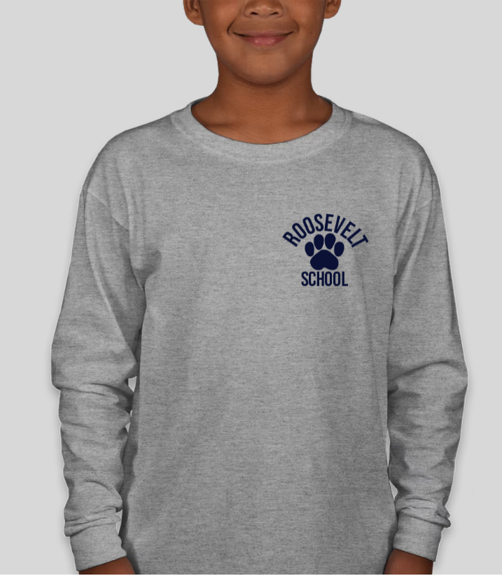 YOUTH Long Sleeve t-shirt | Sports Grey