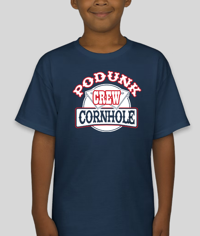 Youth t-shirt | Podunk Navy Blue