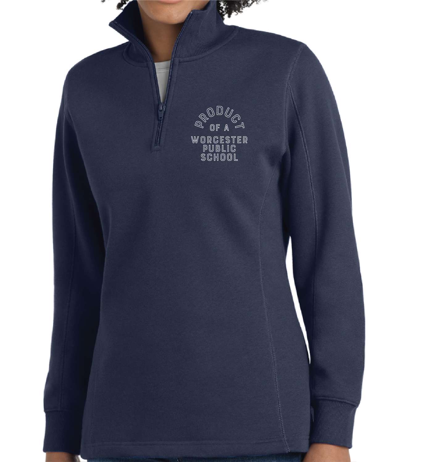 Official Worcester Public Schools Sport-Tek 1/4 Zip