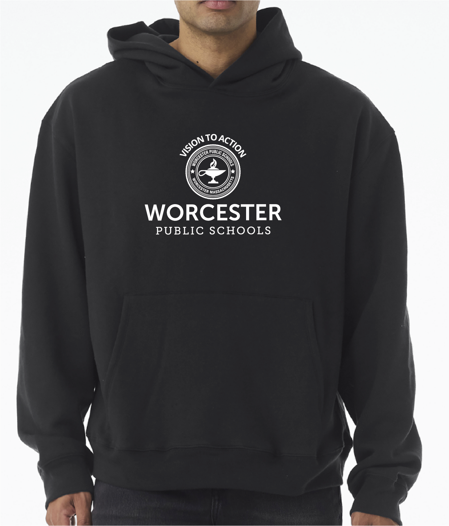 Official Worcester Public Schools BELLA CANVAS HOODIE