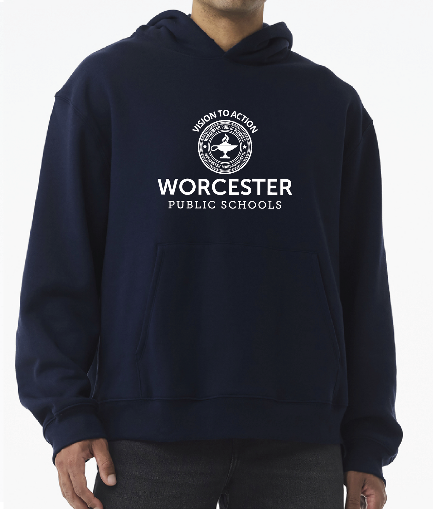 Official Worcester Public Schools BELLA CANVAS HOODIE
