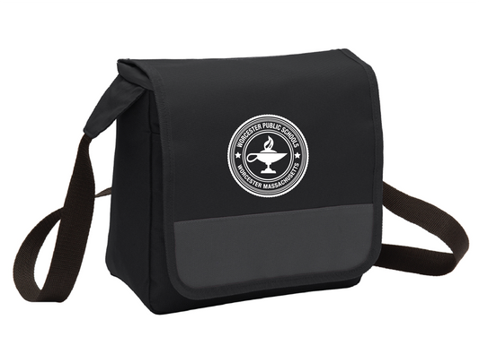 Official Worcester Public Schools LUNCH COOLER Seal- Black bag