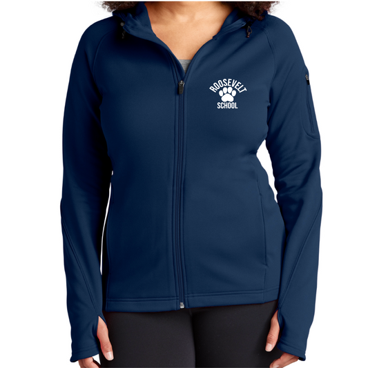 Ladies  Sport-Tek® Fleece Full-Zip Hooded Jacket