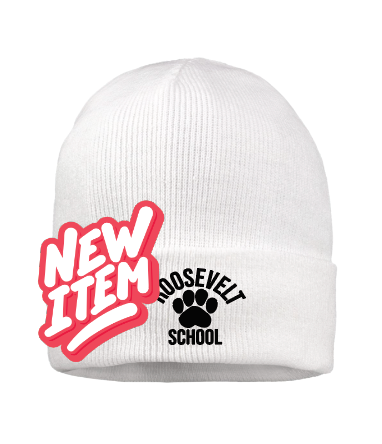 UNISEX Knit beanie cap White