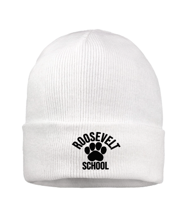 UNISEX Knit beanie cap White