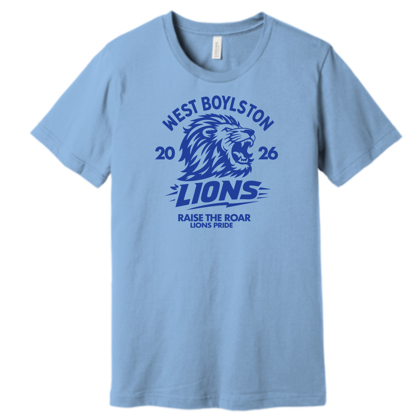 Official West Boylston Cheer Store Bella+ Canvas T-shirt