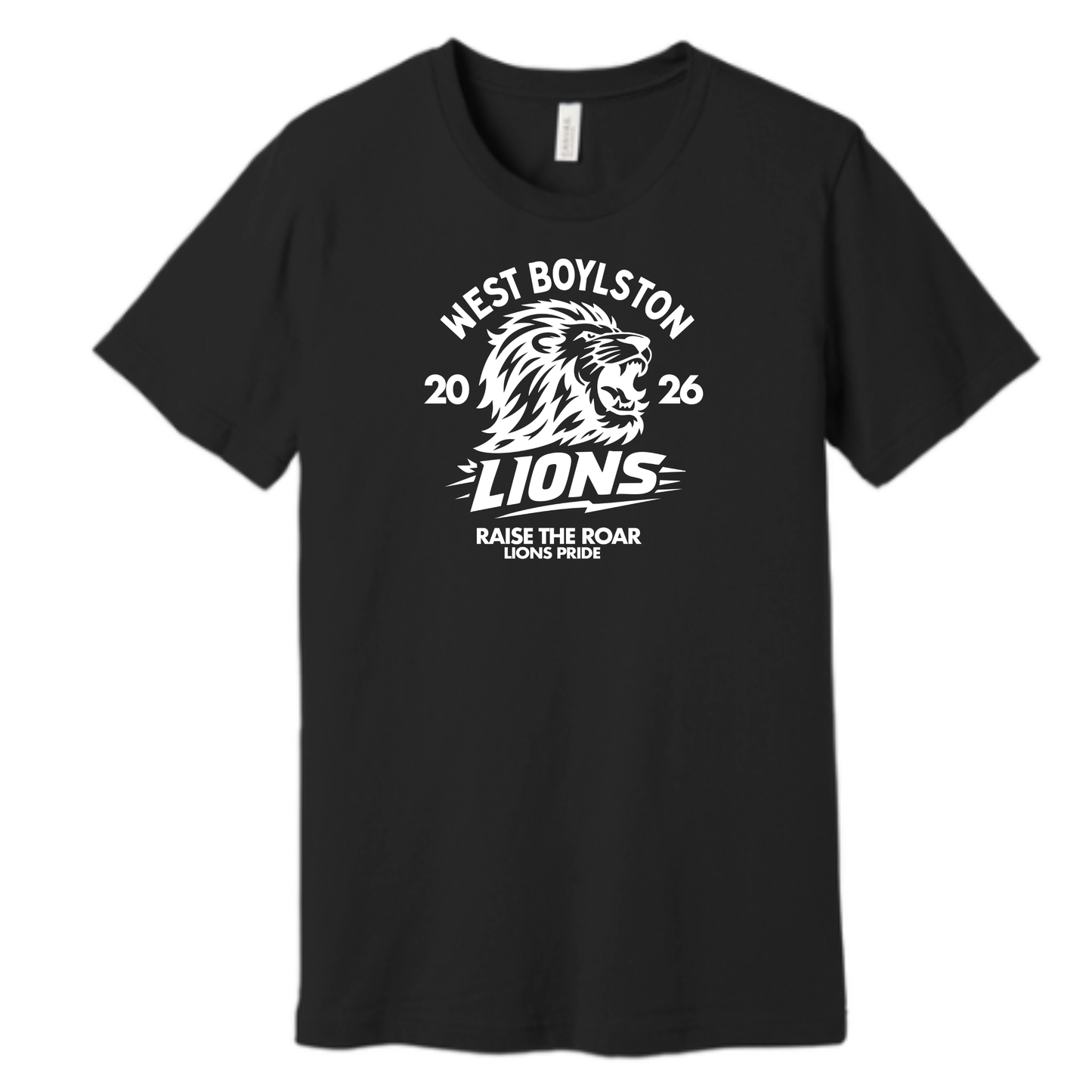 Official West Boylston Cheer Store Bella+ Canvas T-shirt