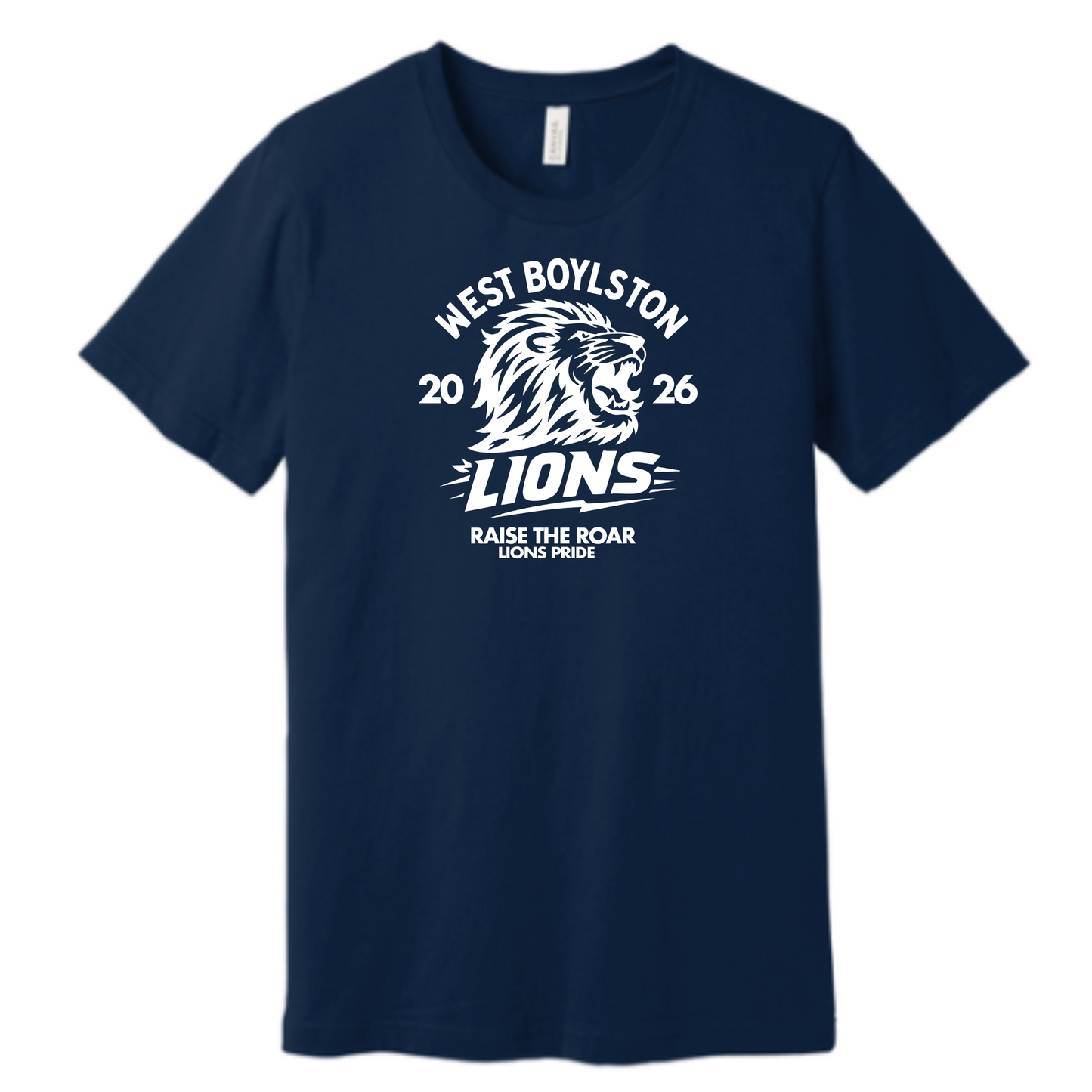 Official West Boylston Cheer Store Bella+ Canvas T-shirt