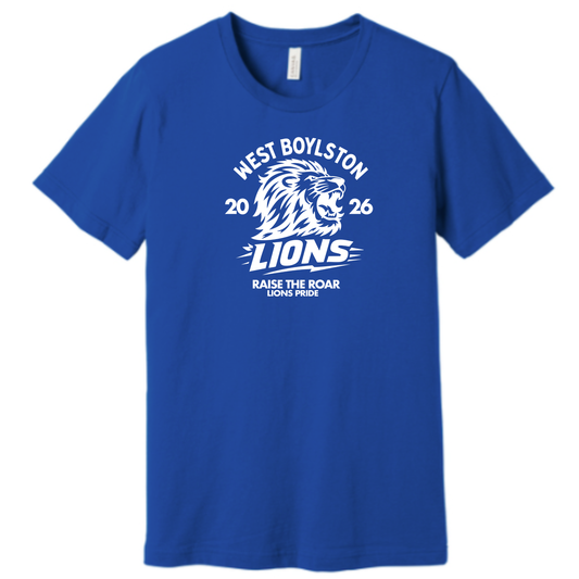 Official West Boylston Cheer Store Bella+ Canvas T-shirt