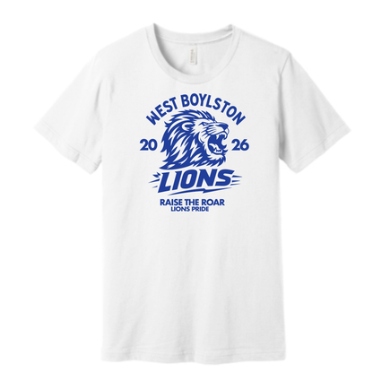 Official West Boylston Cheer Store Bella+ Canvas T-shirt
