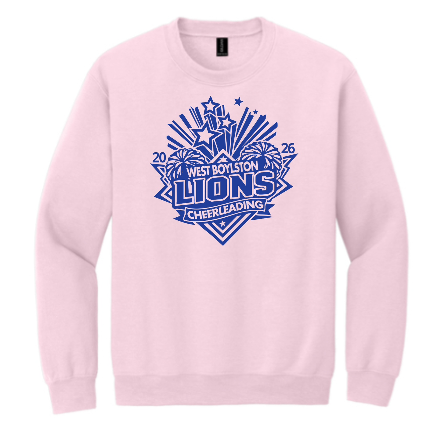 Official West Boylston Cheer Store Gildan Crewneck Cheer