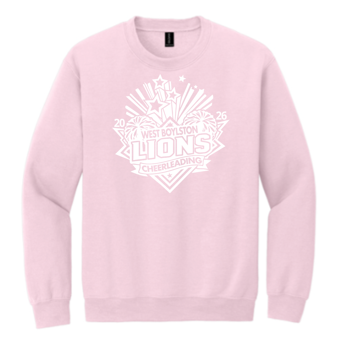 Official West Boylston Cheer Store Gildan Crewneck Cheer