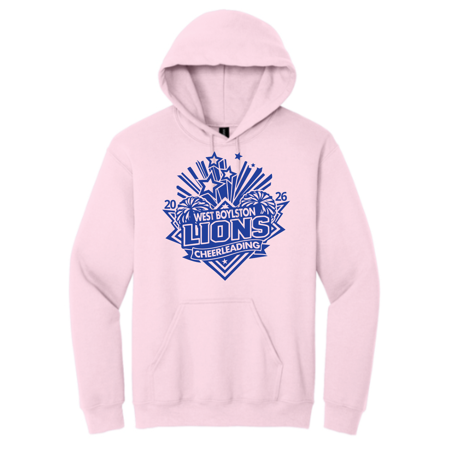 Official West Boylston Cheer Store Gildan Hoodie Cheer