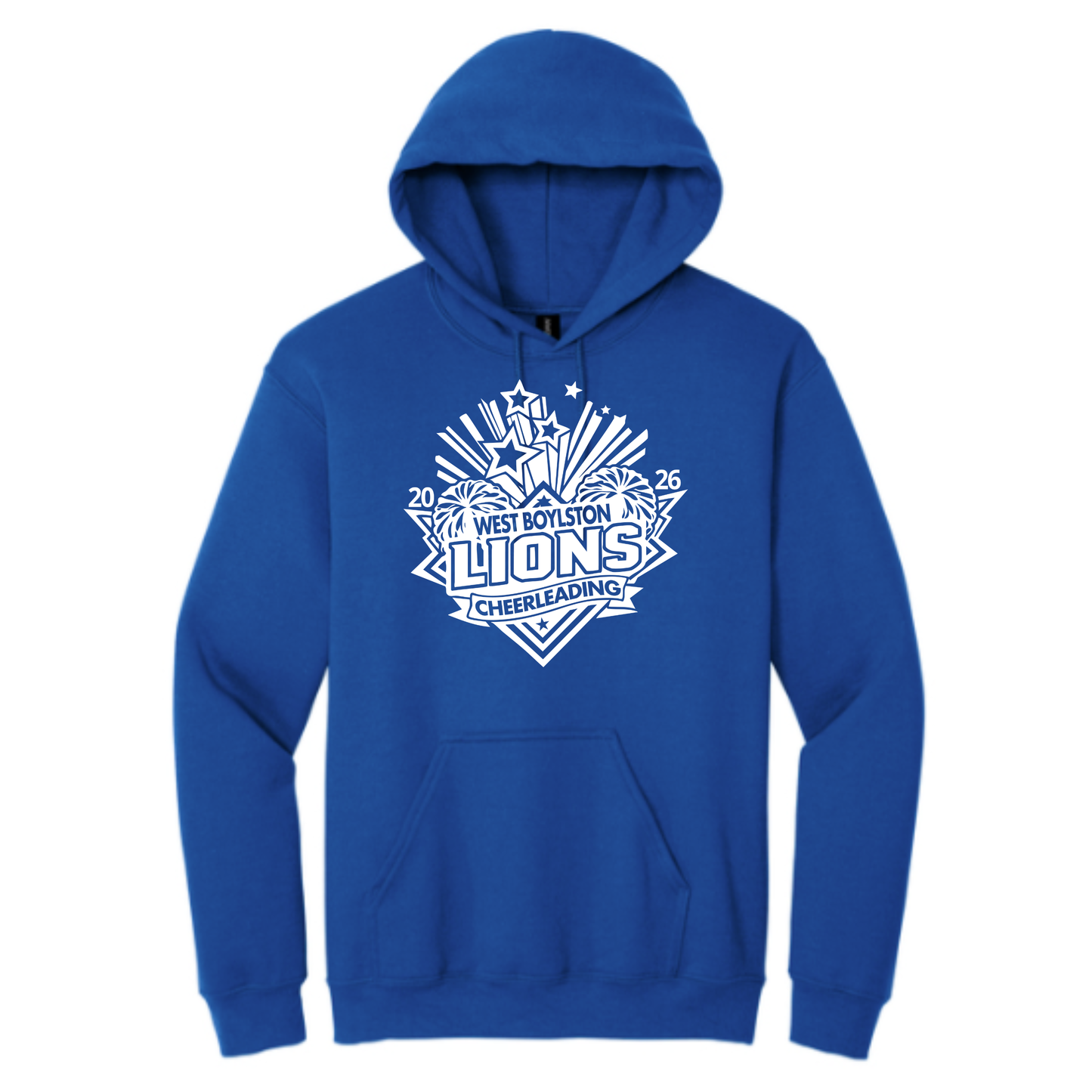 Official West Boylston Cheer Store Gildan Hoodie Cheer