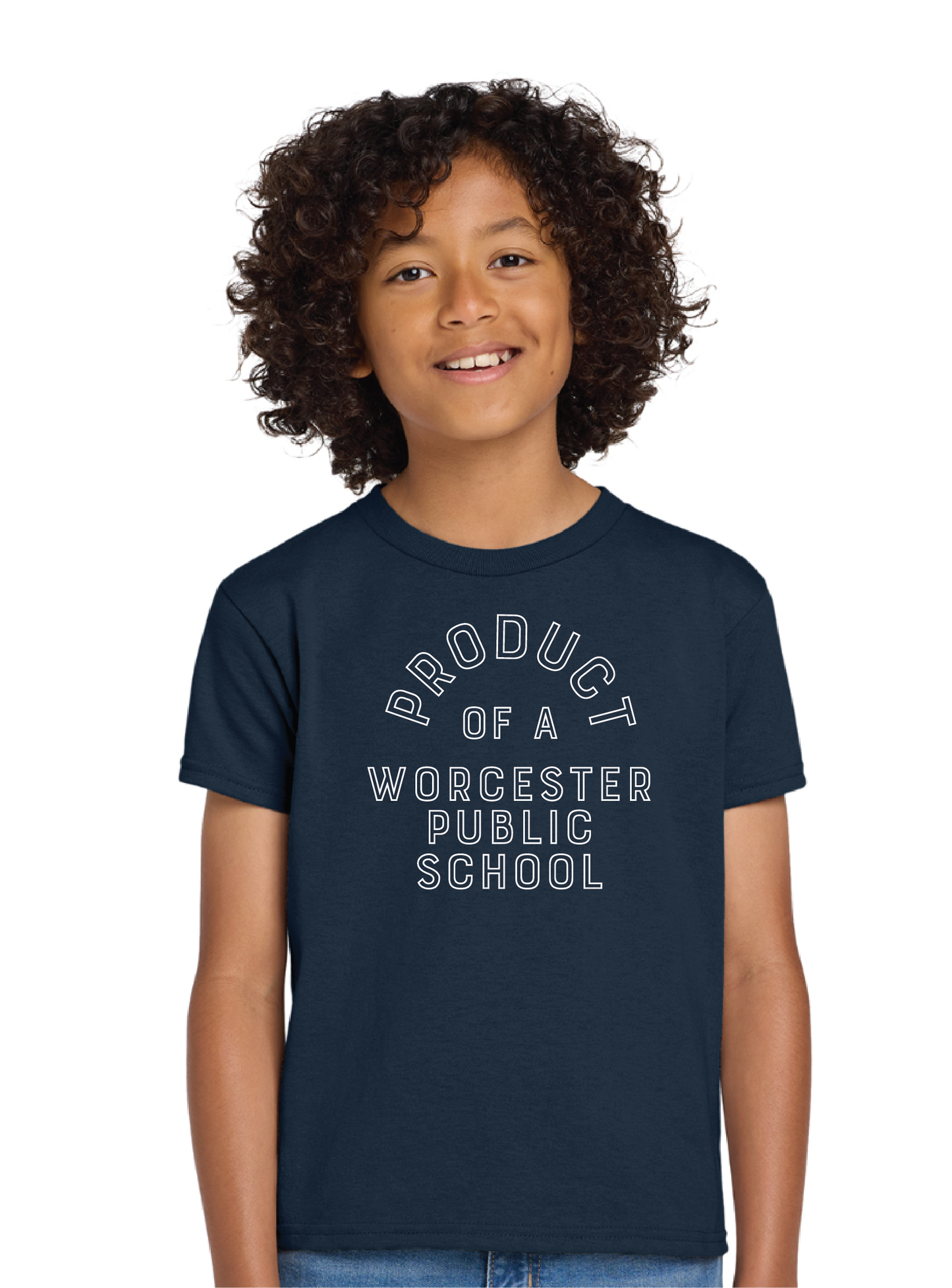 Official Worcester Public Schools Gildan T-shirt YOUTH
