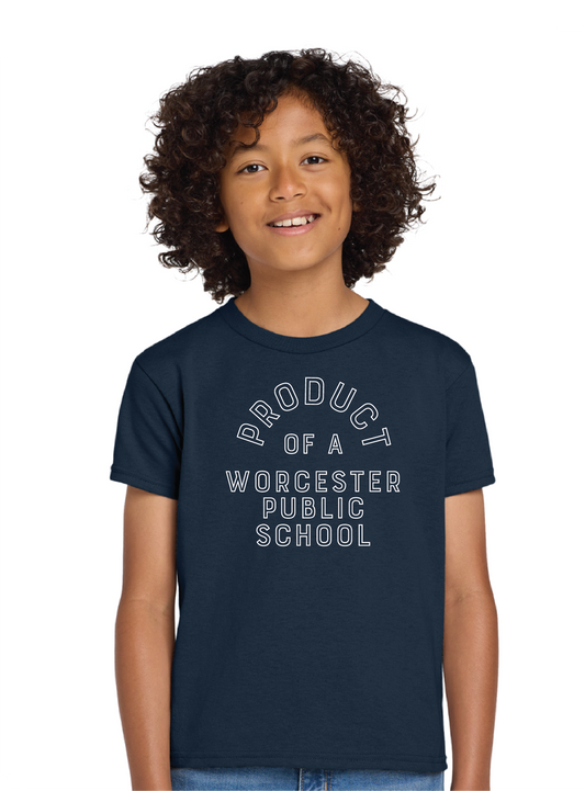Official Worcester Public Schools Gildan T-shirt YOUTH