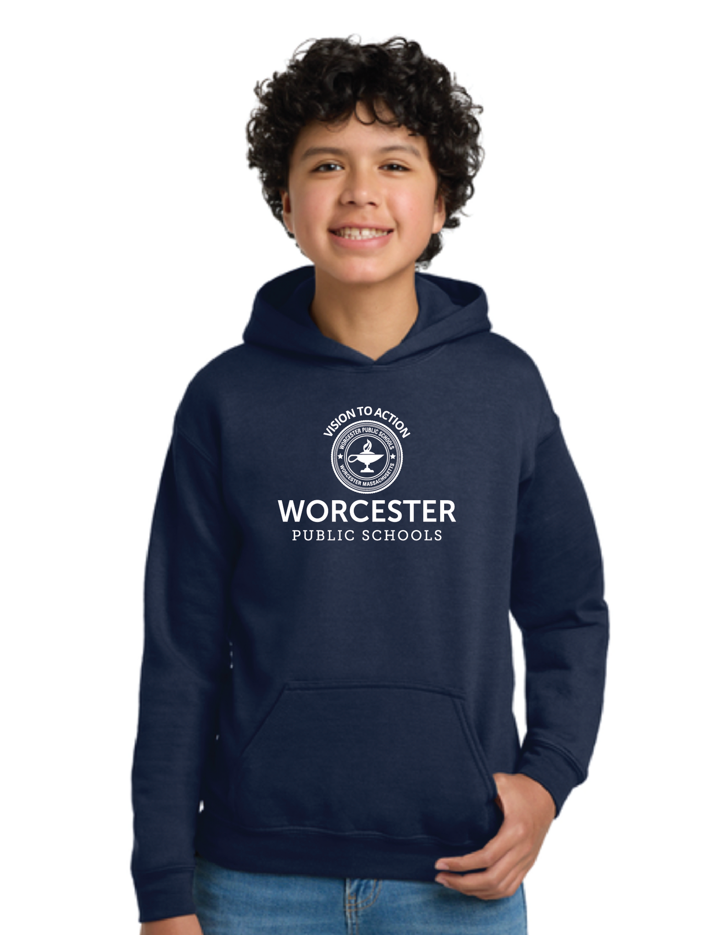Official Worcester Public Schools Gildan Sweatshirt YOUTH