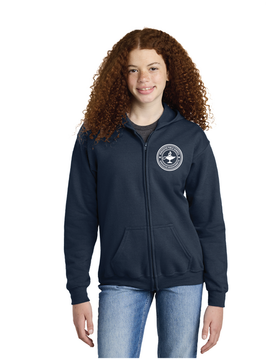 Official Worcester Public Schools Fleece Full-Zip Jacket YOUTH
