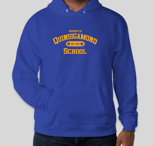 Quinsigamond Adult Hoodie | Royal Blue