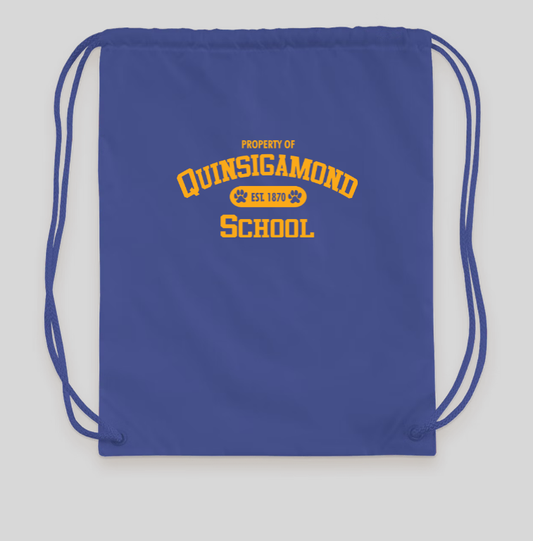 Quinsigamond Drawstring Bag | Royal Blue