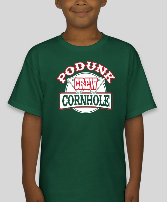 Youth t-shirt | Podunk Forest Green