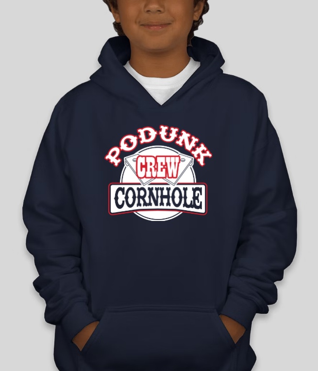 Youth Hoodie | Podunk- Navy Blue
